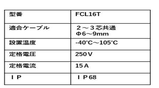 【接続簡単!】T字コネクタ_FCL16T